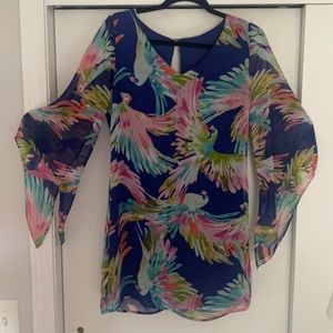 Watercolor Cocktail Dress